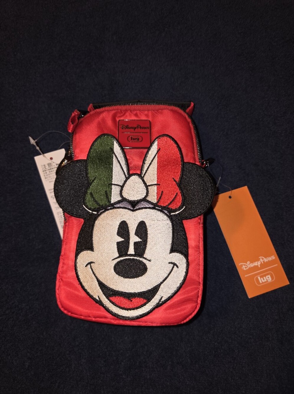 lug Disney Minnie Mouse Red Crossbody with Multicolor Bow - Picture 1 of 2